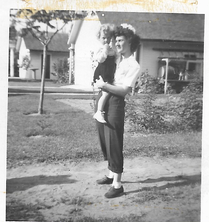 Adeline Goeke holding JoAnn Roskom.jpeg